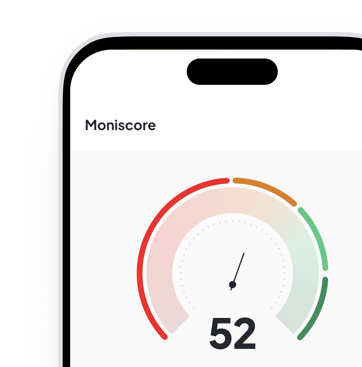 Moni Score gauge