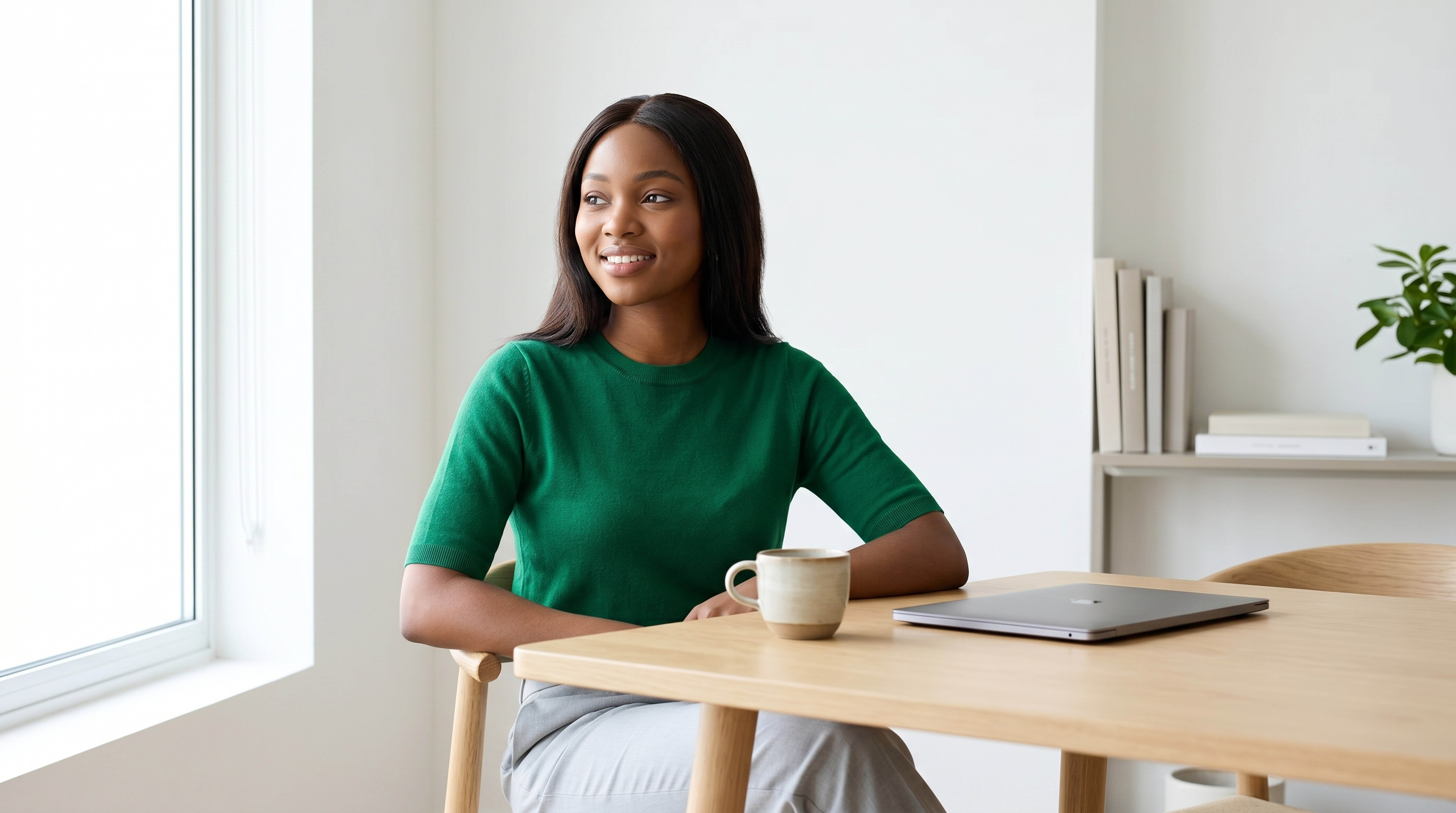 Woman working with Moniger